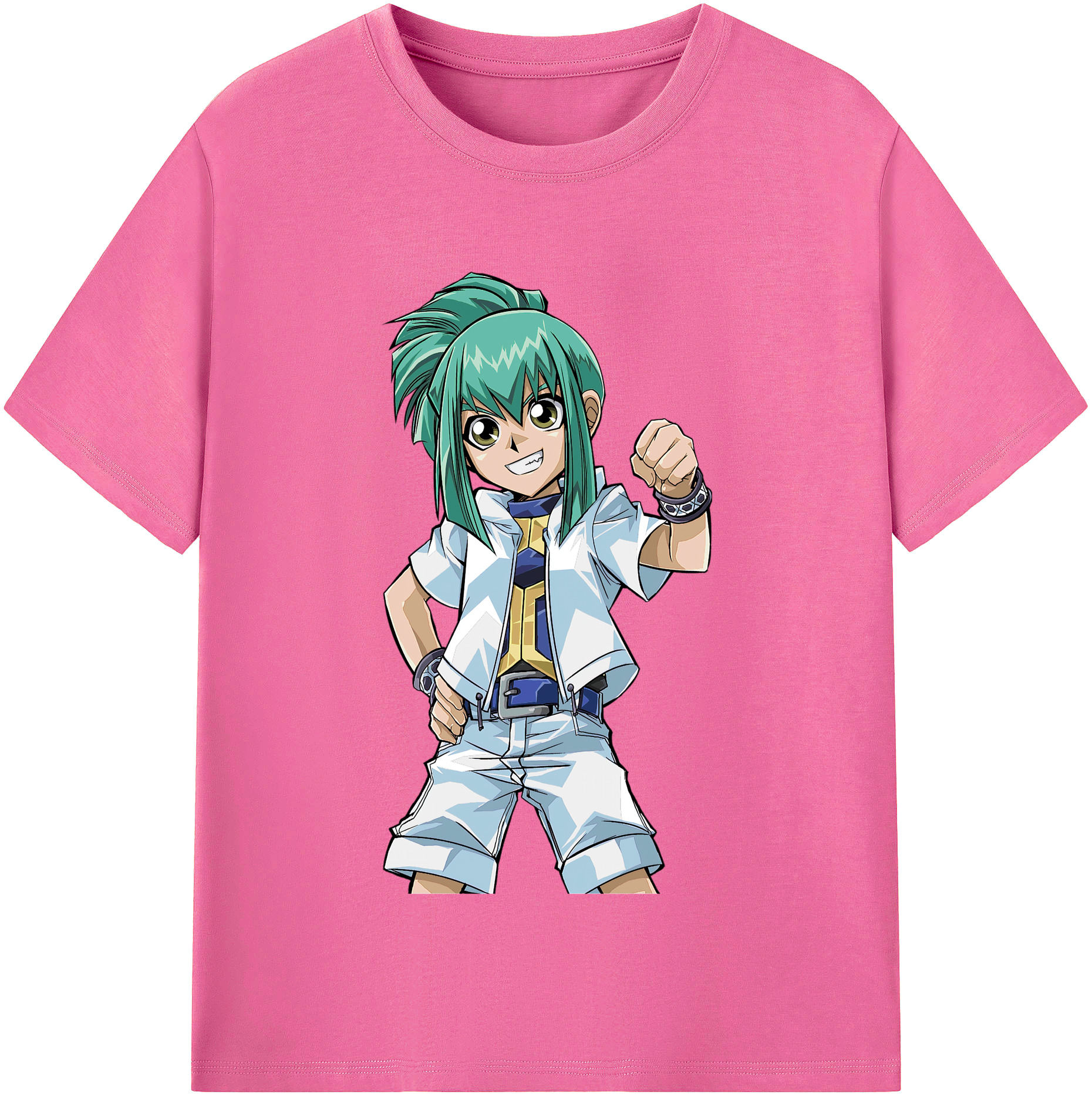 （画像用） 遊☆戯☆王 Yu-Gi-Oh! レディースカジュアルプリントTシャツ（綿100％）